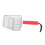 Red Cat Litter Scoop - Removable Handle, 304 SS 1