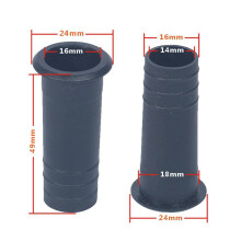 Speaker Inverters Tube,Open Hole Subwoofer Speaker-18X49mm