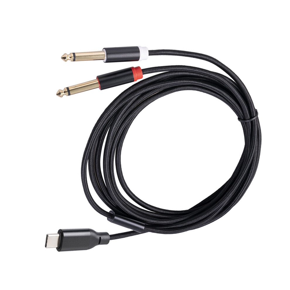 Type C To Double 6.35Mm Cord Usb C To 1/4Inch Trs-3 Meters 7732000005176