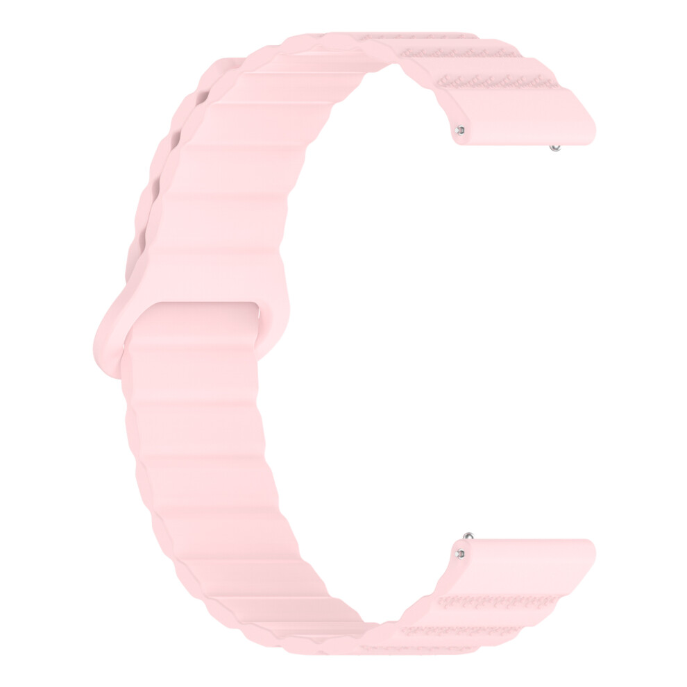 Watch Band Waterproof Belt With Magnetic Clasp For- 20Mm Pink 7732000005336