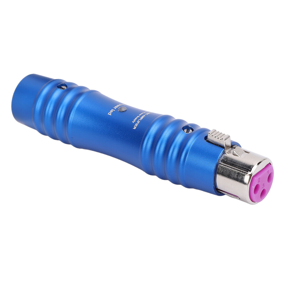 Professional 48V Xlr Microphone Preamplifier With Noise Cancellation Blue 4331346582407