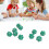 10PCS Polyhedral Dice Set Plastic Lightweight 20 12