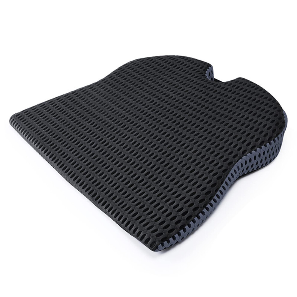Car Seat Cushion Non-Slip Booster For Adults, Soft Memory Foam Seat Cushion For Car, Office, Wheelchair, Black 9084446748505