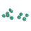 10PCS Polyhedral Dice Set Plastic Lightweight 20 3