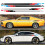 Universal Car Sticker Three Colors Strip Style 4