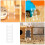 Fun Small Pet Ladder Part Acrylic Transparent 1pcs 3