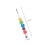 Teeth Care Parrot Chewing Toy Multi Colored 1set 9.8x0.8in 2