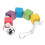 Teeth Care Parrot Chewing Toy Multi Colored 1set 9.8x0.8in 1