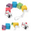 Teeth Care Parrot Chewing Toy Multi Colored 1set 9.8x0.8in 10