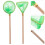 Fishing Gear Mini Fishing Net Net 2pcs 3