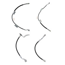 TRQ Bremsschlauch-Set vorne und hinten, kompatibel mit 2002 Chevrolet Silverado 1500 GMC Sierra 1500