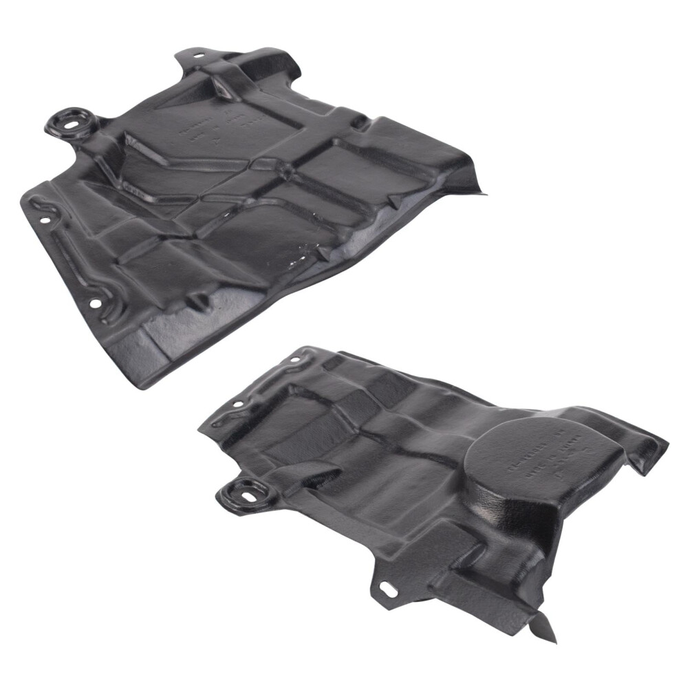 Trq Driver & Passenger Side Engine Splash Shield Compatible With 20022006 Nissan Altima 20042008 Maxima Ni1228117 Ni1228118 195591166492