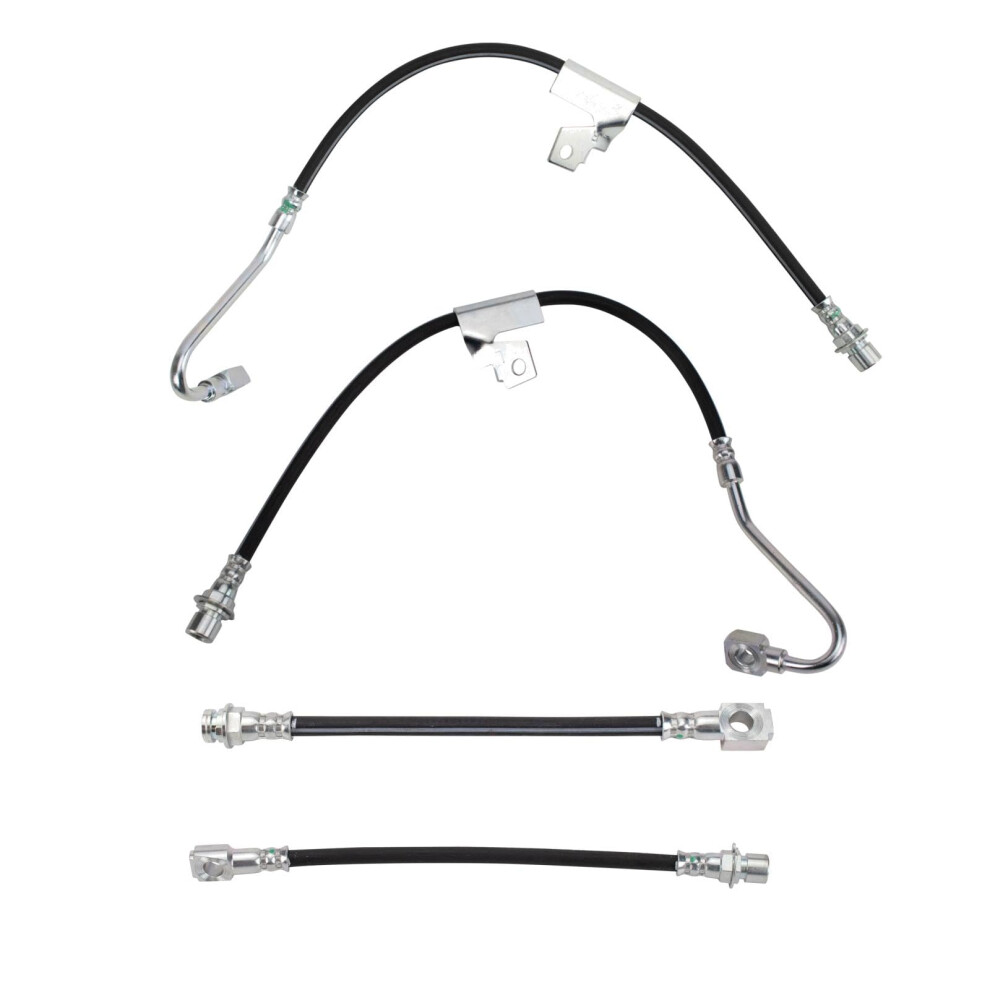 Trq Front & Rear Brake Hose Set Compatible With 19981999 Chevrolet S10 Gmc Sonoma 195591640480