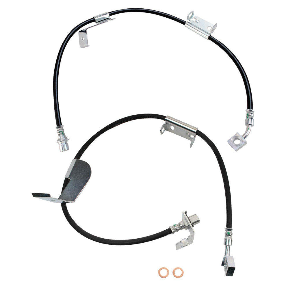Trq Front Brake Hose Set Compatible With 20032017 Chevrolet Express 2500 Express 3500 20102016 Express 4500 Gmc Savana 2500 Savana 3500 20112016 195591637848