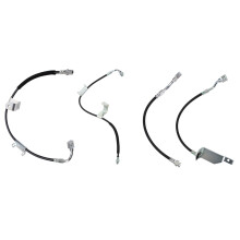 TRQ Bremsschlauch-Set vorne und hinten, kompatibel mit 20022003 Chevrolet Silverado 2500 Silverado 2500 HD GMC Sierra 2500 Sierra 2500 HD