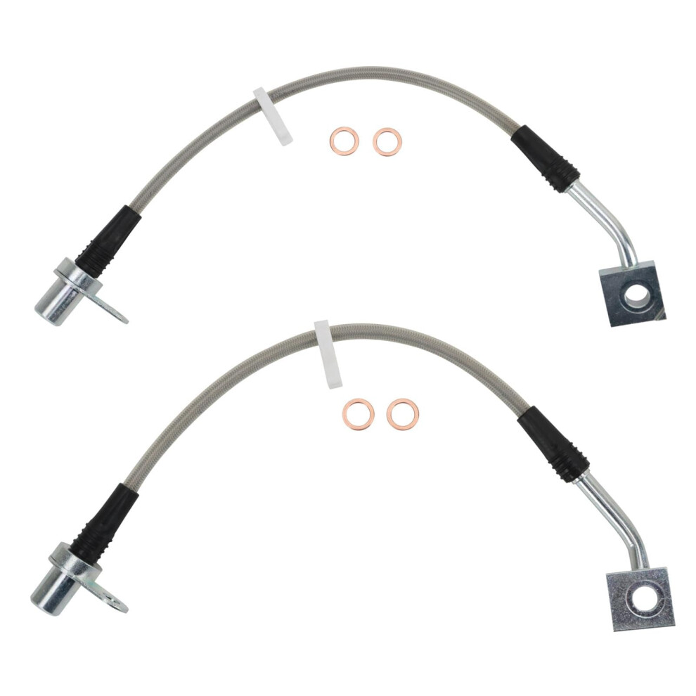 Trq Front Performance Brake Hose Set Compatible With 20062010 Dodge Ram 1500 20112018 Ram 1500 2019 1500 Classic 195591633307