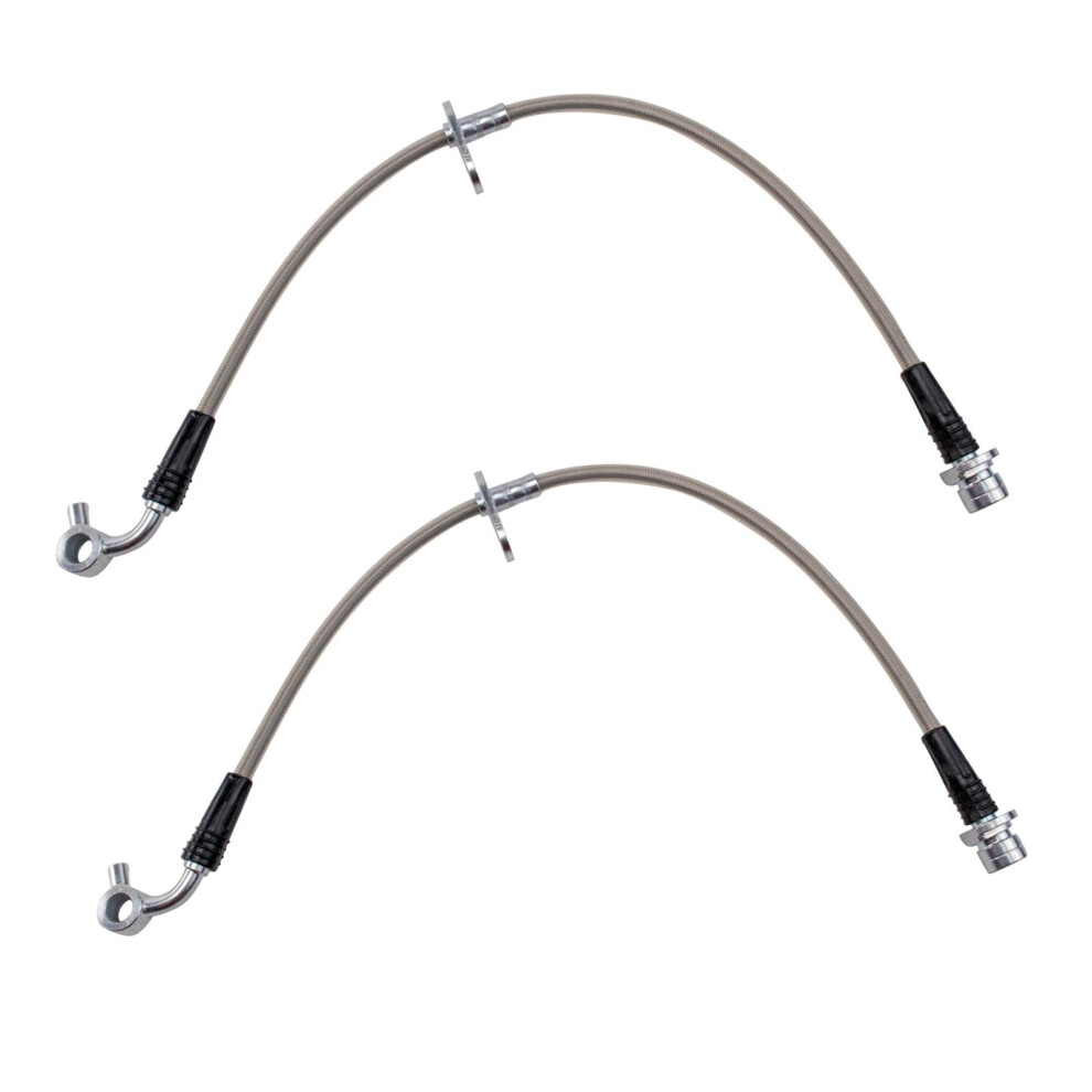 Trq Rear Performance Brake Hose Set Compatible With 20072011 Honda Crv 195591633130