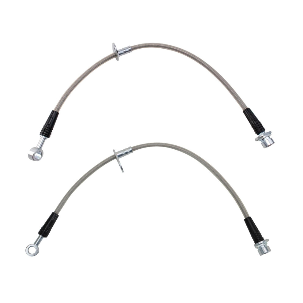 Trq Front Performance Brake Hose Set Compatible With 20012003 Acura Cl 19992003 Tl 19982002 Honda Accord 195591633291