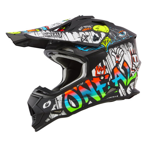 O'Neal 2SRS Helm Erwachsene Rancid Schwarz/Wei Small