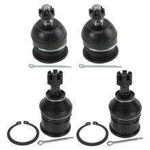 TRQ Oberer und unterer Kugelgelenksatz vorne auf der Fahrer- und Beifahrerseite, kompatibel mit Acura Integra 19942001, Honda Civic 19931997, Civic