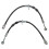 TRQ Front Brake Hose Set Compatible with 1996-2000 Honda Civic 1