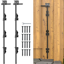 FMhotu 24"""" trtinov roub Sklopn tyc pro brnu Heavy Duty Gate Zpadka pro dreven plot Kovov brny Brna zemn zarka Hardware pro drevo PVC Vin