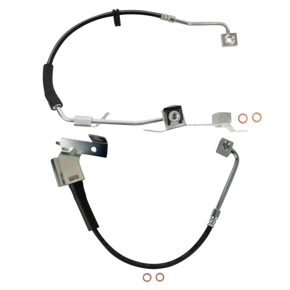 Trq Front Brake Hose Set Compatible With 20042005 Dodge Ram 1500 195591638166