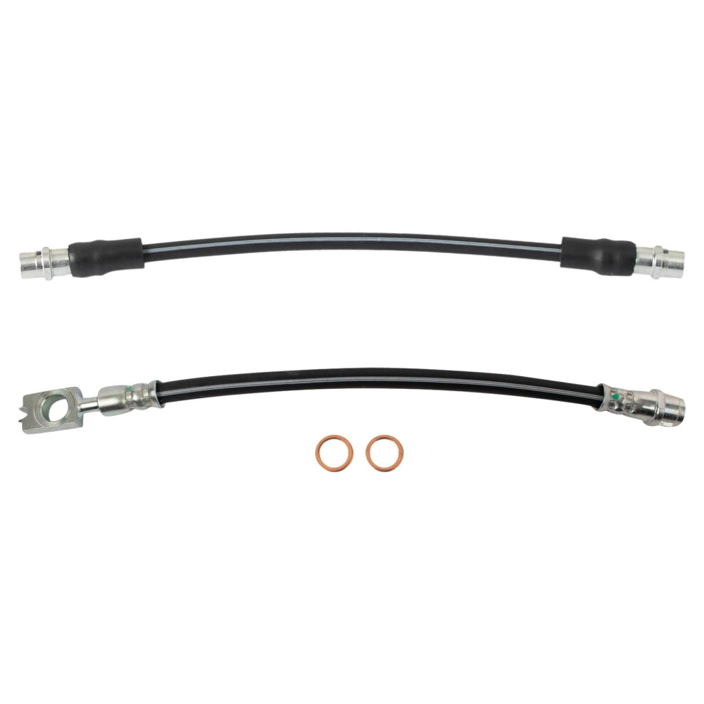 Trq Front And Rear Brake Hose Set Compatible With 2002 Audi A4 A4 Quattro 195591639224