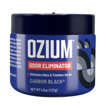 Ozium 4,5 once Gel elimina odori per case, auto, uffici e altro ancora. Profumo di nerofumo
