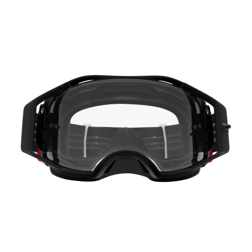 Oakley Oakley Airbrake MX-Brille Schwarz Wei B1B w Klar 2