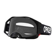 Gafas Oakley Airbrake MX negro blanco B1B con transparente