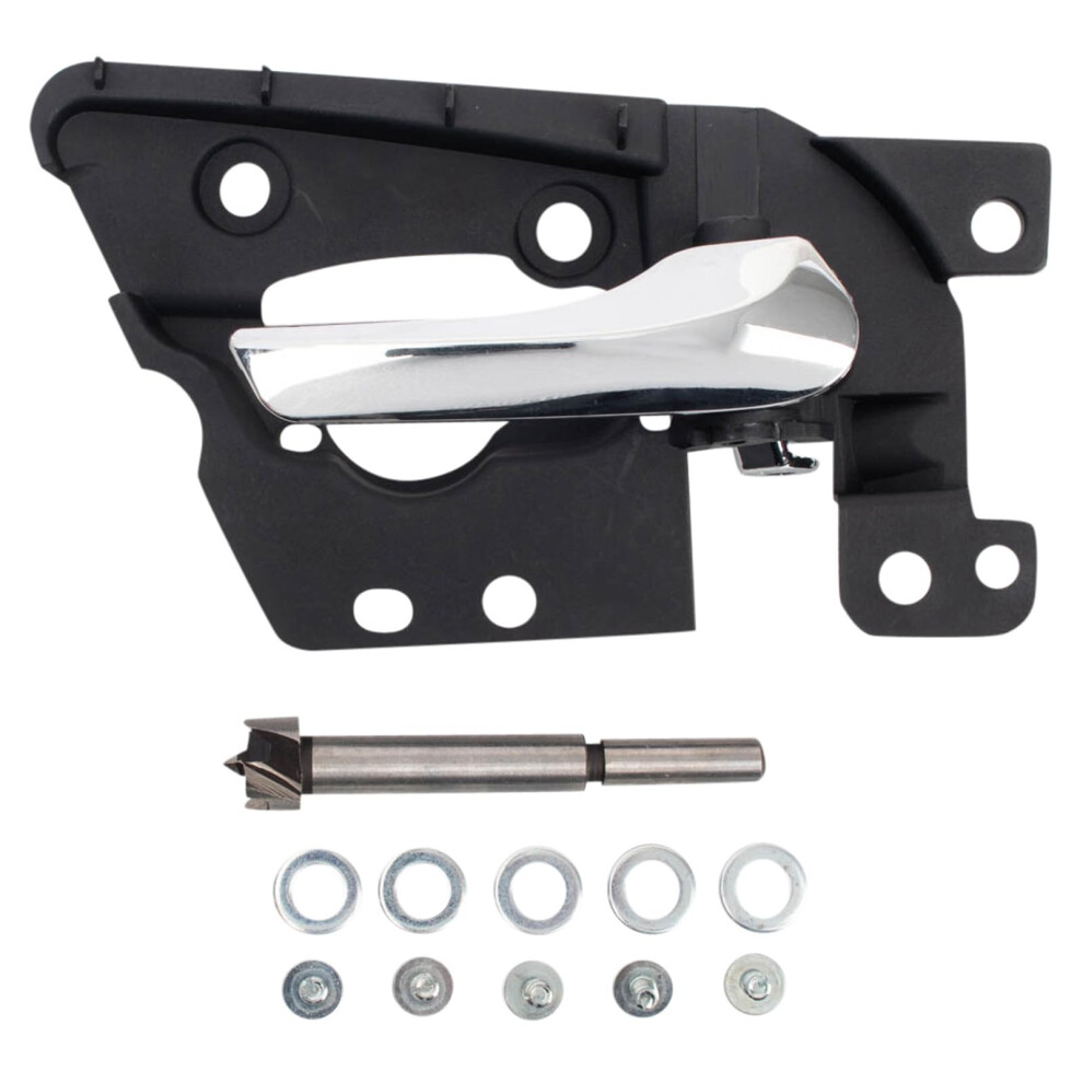 Trq Passenger Side Interior Door Handle Chrome & Compatible With 20062013 Chevrolet Impala Black 195591541190