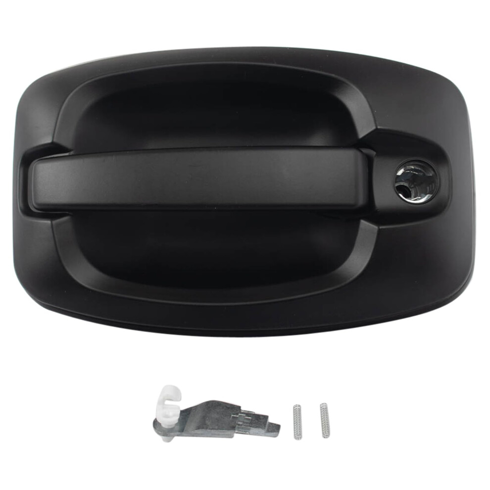 Trq Front Left Exterior Door Handle Drivers Side Compatible With 20142021 Ram Promaster 1500 Promaster 2500 Promaster 3500 Black 195591540889