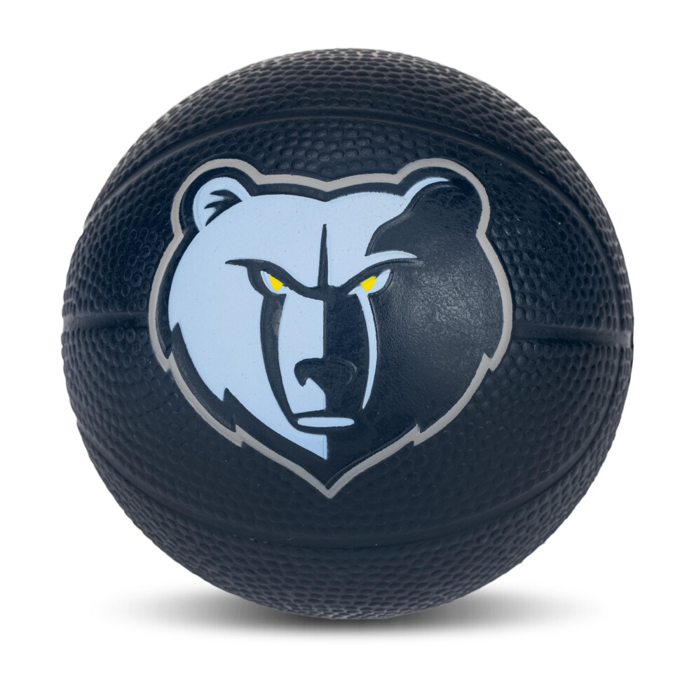 Photos - Basketball Hoop Franklin Sports NBA Memphis Grizzlies Mini Foam Basketball 5.5Kids Toy Basketball for Over The Door Hoop B0CL5JRR3R