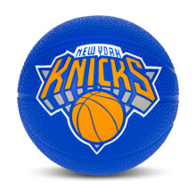 Franklin Sports NBA New York Knicks Mini Foam Basketball - Barn 5,5"""" Toy Basketball for Over The Door + Mini Indoor Hoops - NBA Fan Shop Soft Fo