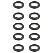 EQUIPTAC Crush Washer 5/8x24 Crush Washer Staal (zwart, 10 stuks)