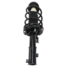 TRQ Front Venstre Komplet Fjederben & Spiralfjeder Montering Driver Side Kompatibel med 2018-2021 Hyundai Accent Kia Rio