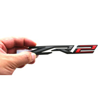 1 stk bagklap bagklap ZR2 emblem klistermrke 3D badge udskiftning for 2019+ Colorado (rd)