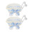 Cute Woven Basket Trolley Shaped Pp 2pcs 9
