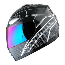 WOW Motorcykel Helansiktshjlm Street Dirt Bike ATV BMX MX Youth Kids Spider All Black
