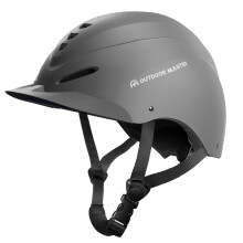 OutdoorMaster Reithelm Reithelm mit Sonnenblende und hervorragender Belftung, verstellbarer, sicherer Helm fr Mnner, Frauen und Jugendliche