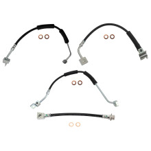 TRQ-Bremsschlauchsatz vorne und hinten, kompatibel mit Jeep Liberty 20062007