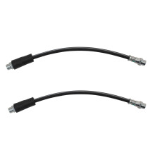 TRQ Vorderradbremsschlauch-Set, kompatibel mit 20022009 Audi A4 A4 Quattro 20042008 S4