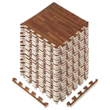 Yes4All EVA-Ineinandergreifende Matten, Puzzle-Bodenfliesen, Schaumstoff-Bodenpolsterung mit Rand fr Mbel, Zuhause, Wohnzimmer, Garage, 11 22 32 Qu