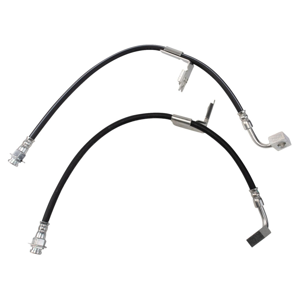 Trq Rear Brake Hose Set Compatible With 20012006 Chrysler Sebring Dodge Stratus 195591639057