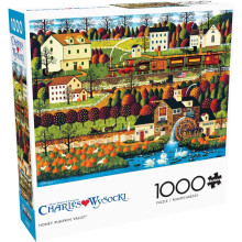 Buffalo Games  Charles Wysocki  Honey Pumpkin Valley  1000-teiliges Puzzle fr Erwachsene  Anspruchsvolles Puzzle, perfekt fr Spieleabende  fer