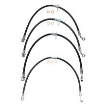 TRQ-Bremsschlauchsatz vorne und hinten, kompatibel mit Honda Element 20032011