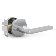 Mega Handles Ralph Privacy d?rh?ndtag - 1 pakke vendbare krom d?rh?ndtag Heavy Duty seng & bad d?rh?ndtag med privat d?rl?s Passer til alle stand