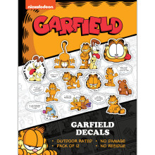 Garfield Odie & Pooky Aufkleber Set mit 12 Garfield-Vinyl-Aufklebern fr Wasserflaschen, Laptops, Autos, LKWs, wasserdichte Stostangenaufkleber