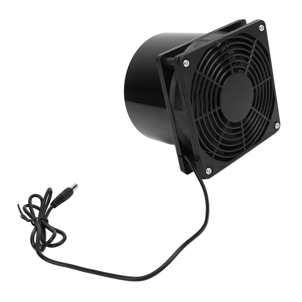 Solar Powered 5W Exhaust Fan 5V Duct Ventilation For Chicken Coop & Greenhouse 4901346585441